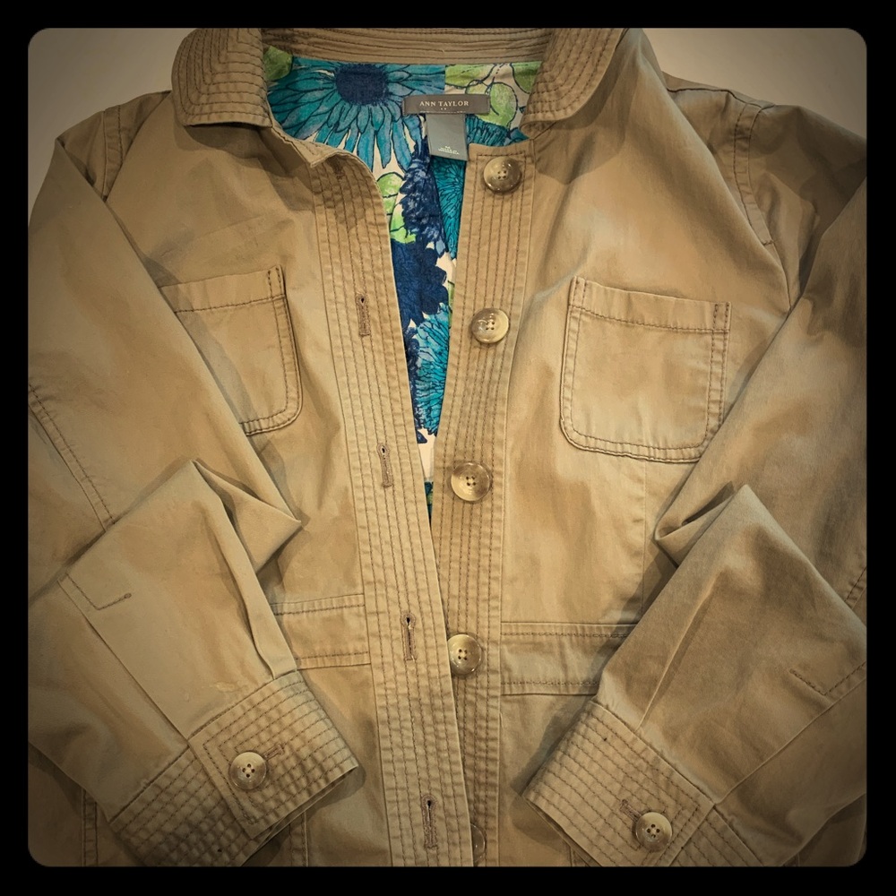 Ann Taylor cargo jacket